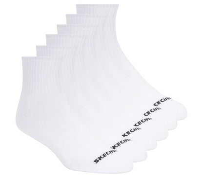 6 Pack Core Quarter Large Socks | Skechers sale