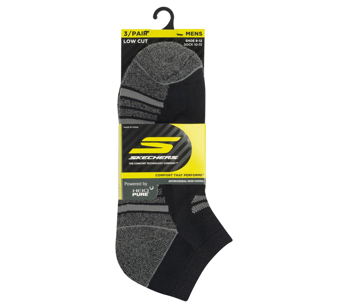 3 Pack Men's Half Terry Low Cut Socks | Skechers online