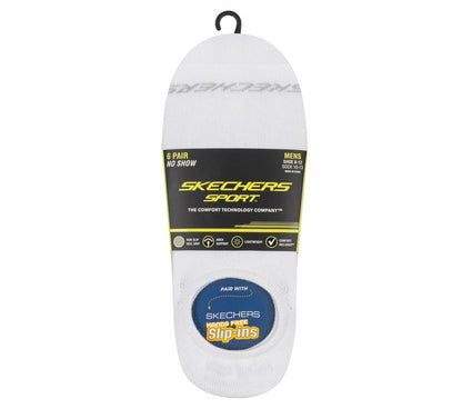 6 Pack Men's Sneaker Liner Socks | Skechers sale