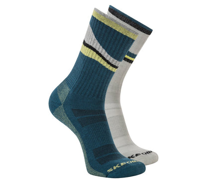 2 Pack Men's Crew Trail Socks | Skechers for sale