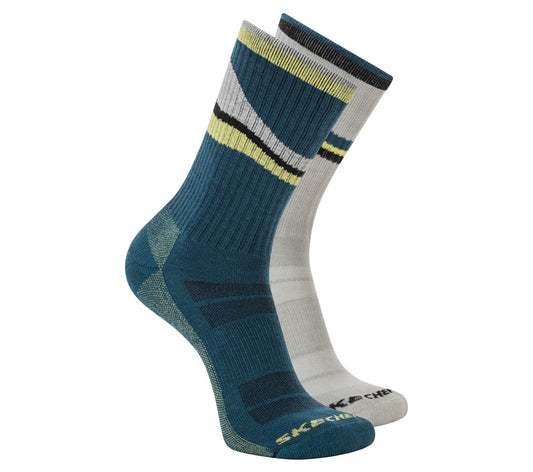 2 Pack Men's Crew Trail Socks | Skechers for sale