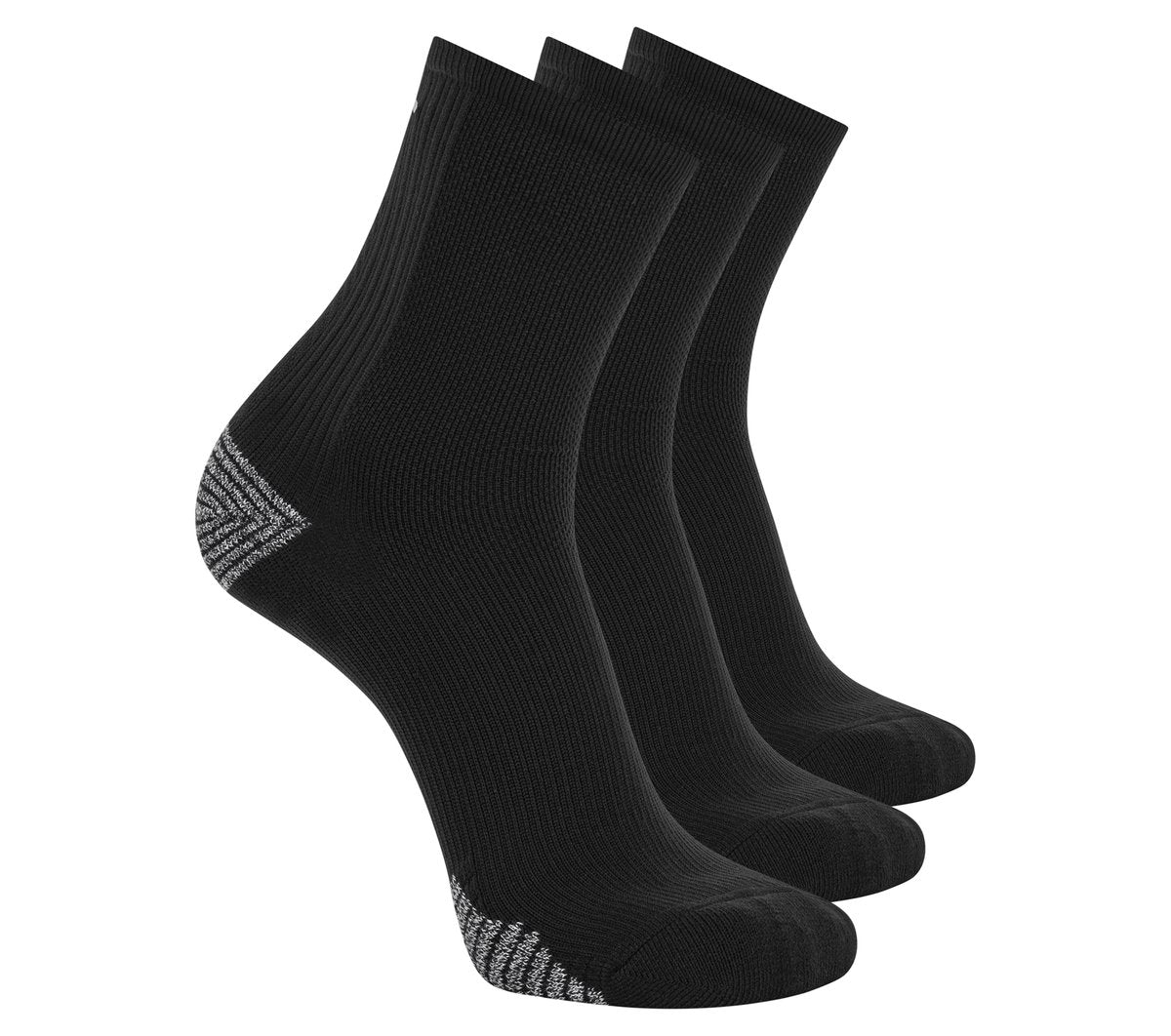 3 Pack Men's Performance Running High Quarter Socks | Skechers online