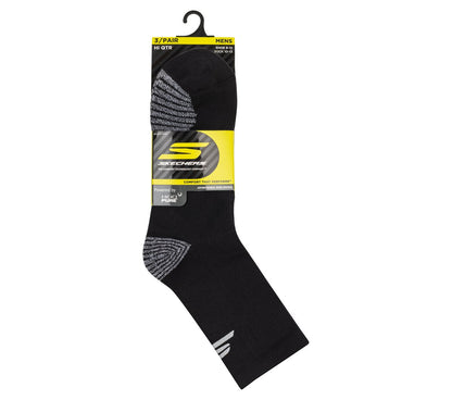 3 Pack Men's Performance Running High Quarter Socks | Skechers online