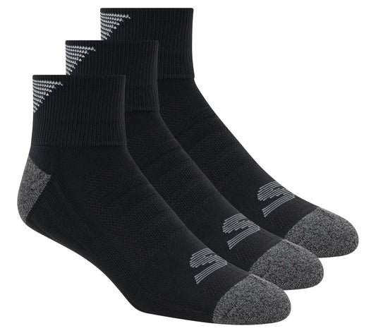 3 Pack Men's Half Terry Quarter Crew Socks | Skechers sale
