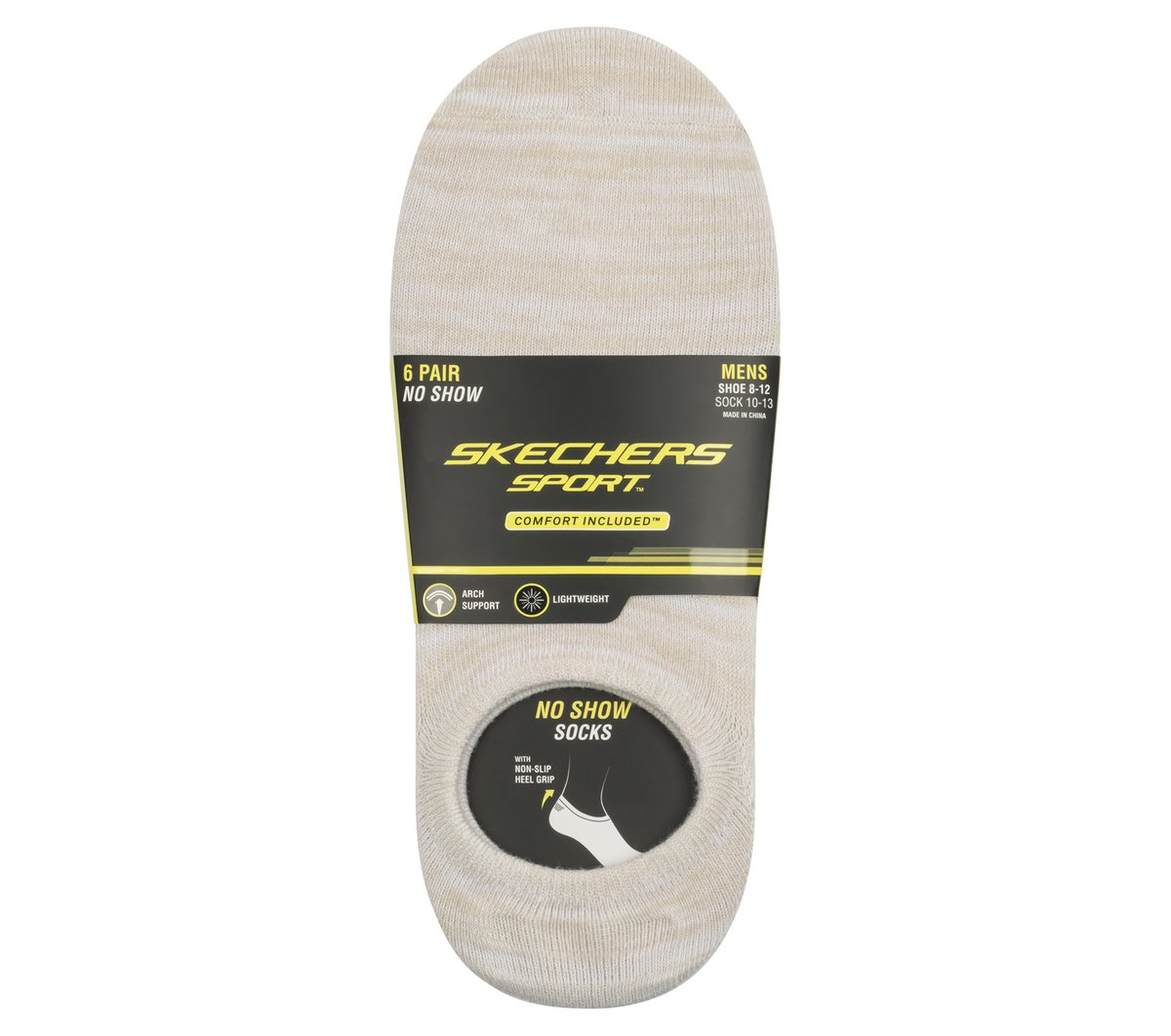 6 Pack Men's Sneaker Liner Socks | Skechers for sale