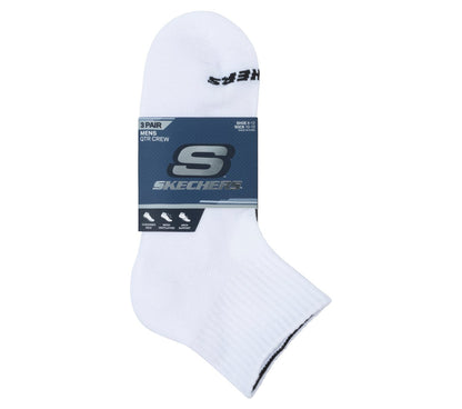 3 Pack Quarter Crew Sport Socks | Skechers outlet
