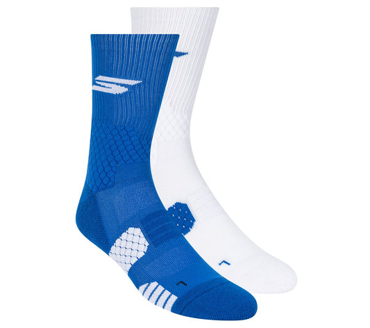2 Pack Performance Basketball Crew Socks | Skechers discount