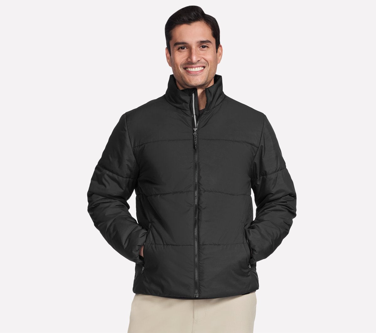 GO SHIELD Cozy Fit Traverse Down Jacket | Men Skechers discount