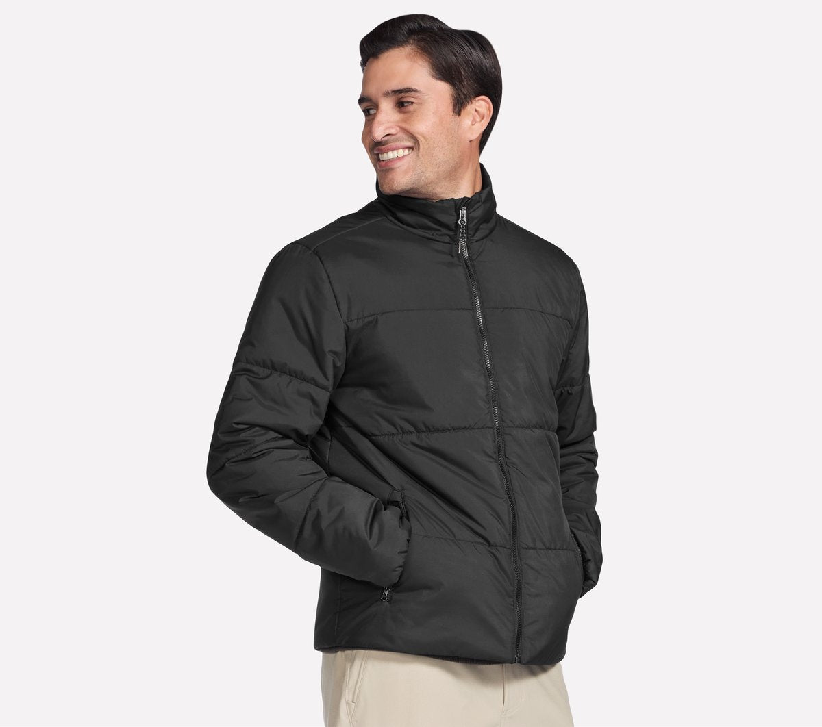 GO SHIELD Cozy Fit Traverse Down Jacket | Men Skechers discount