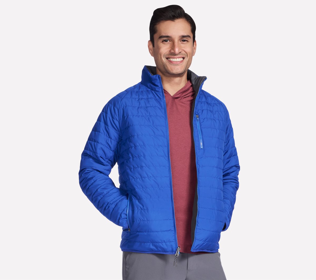 GO SHIELD Cozy Fit Altitude Reversible Jacket | Men Skechers online