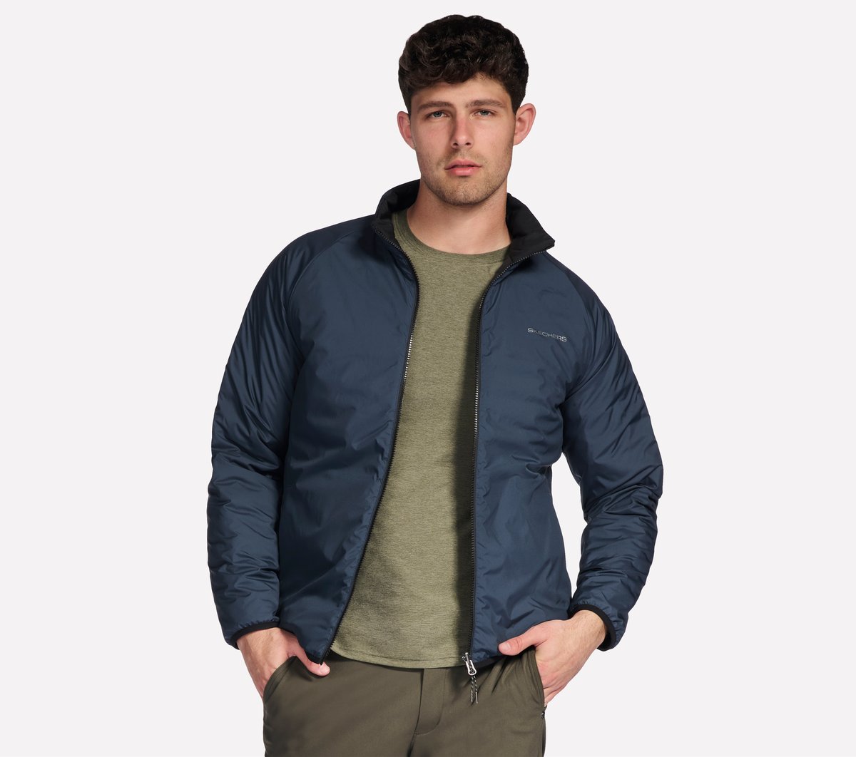 GO SHIELD Cozy Fit Altitude Reversible Jacket | Men Skechers online shop