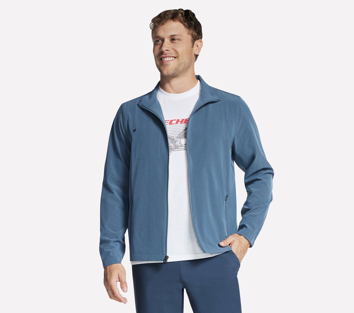 GO WALK Everywhere Full Zip Jacket | Men Skechers discount