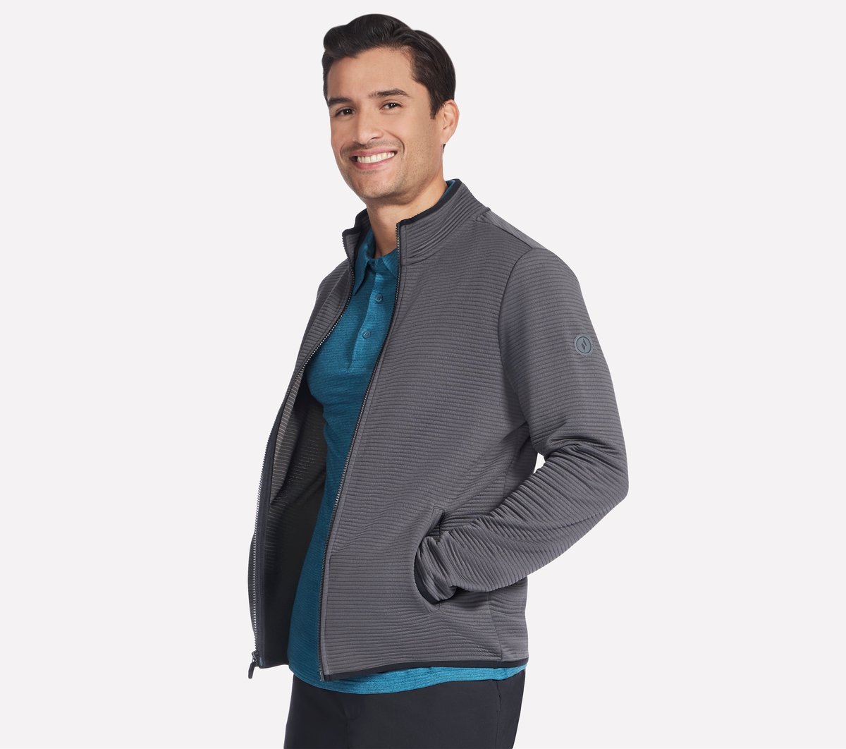 The Hoodless Hoodie Ottoman Jacket | Men Skechers for sale