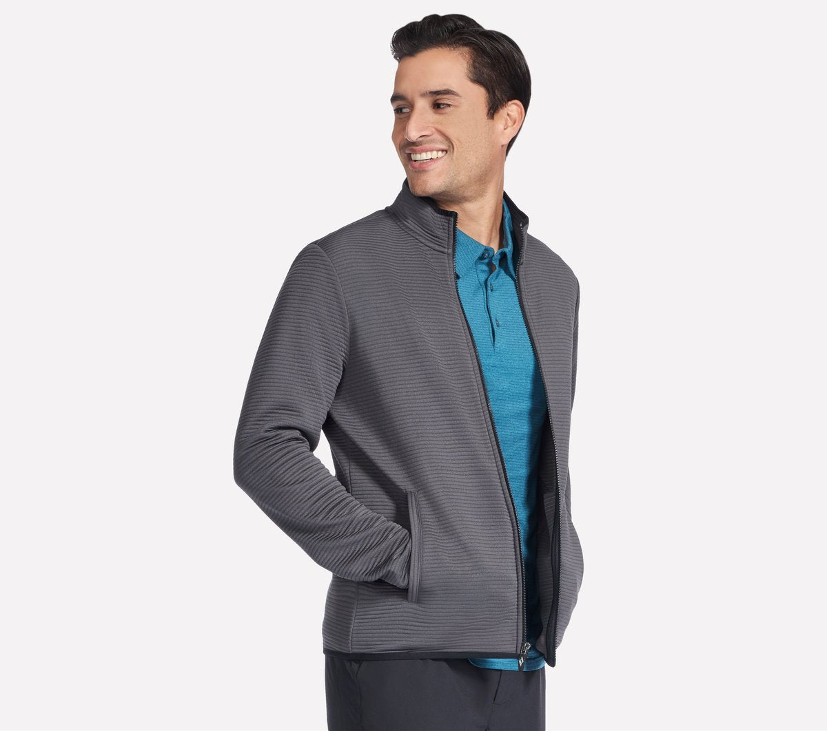 The Hoodless Hoodie Ottoman Jacket | Men Skechers for sale