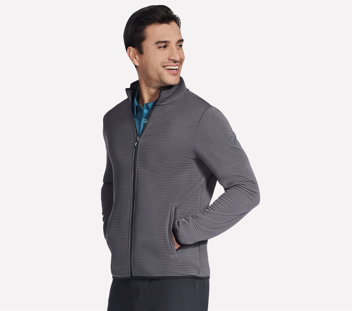 The Hoodless Hoodie Ottoman Jacket | Men Skechers for sale