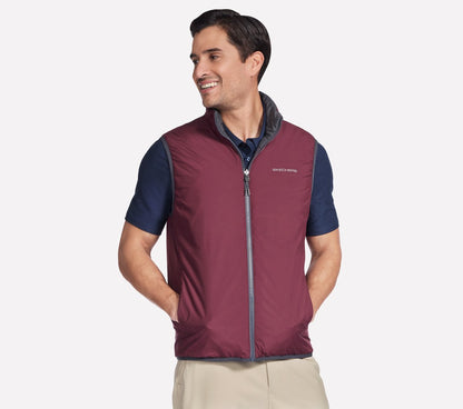 GO SHIELD Cozy Fit Altitude Reversible Vest | Men Skechers discount