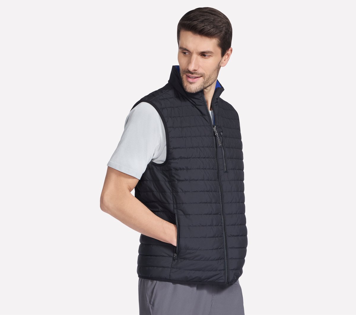 GO SHIELD Cozy Fit Altitude Reversible Vest | Men Skechers for sale