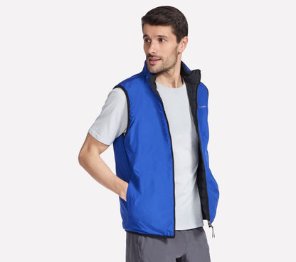 GO SHIELD Cozy Fit Altitude Reversible Vest | Men Skechers for sale