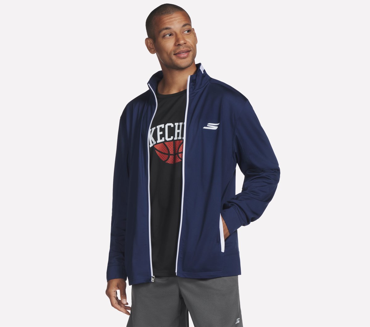 Hoops Track Jacket | Men Skechers on sale