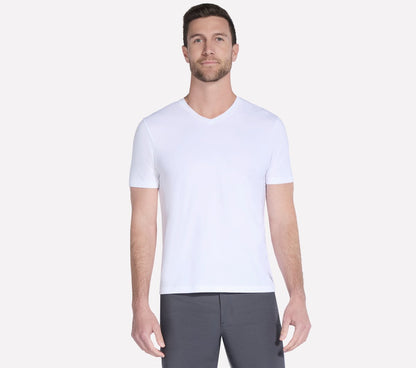 GO DRI Pima Short Sleeve V-Neck | Men Skechers outlet