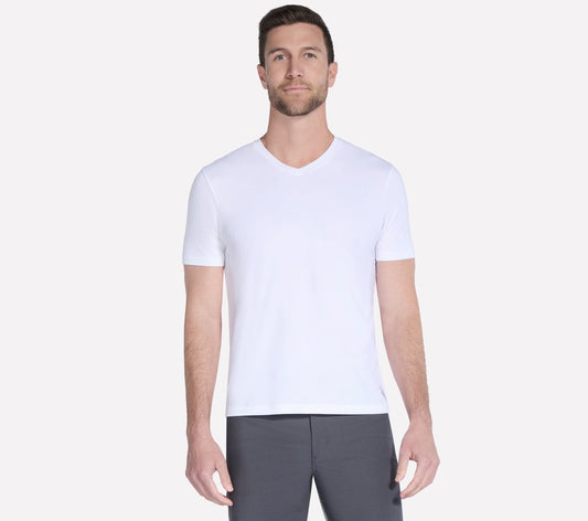 GO DRI Pima Short Sleeve V-Neck | Men Skechers outlet
