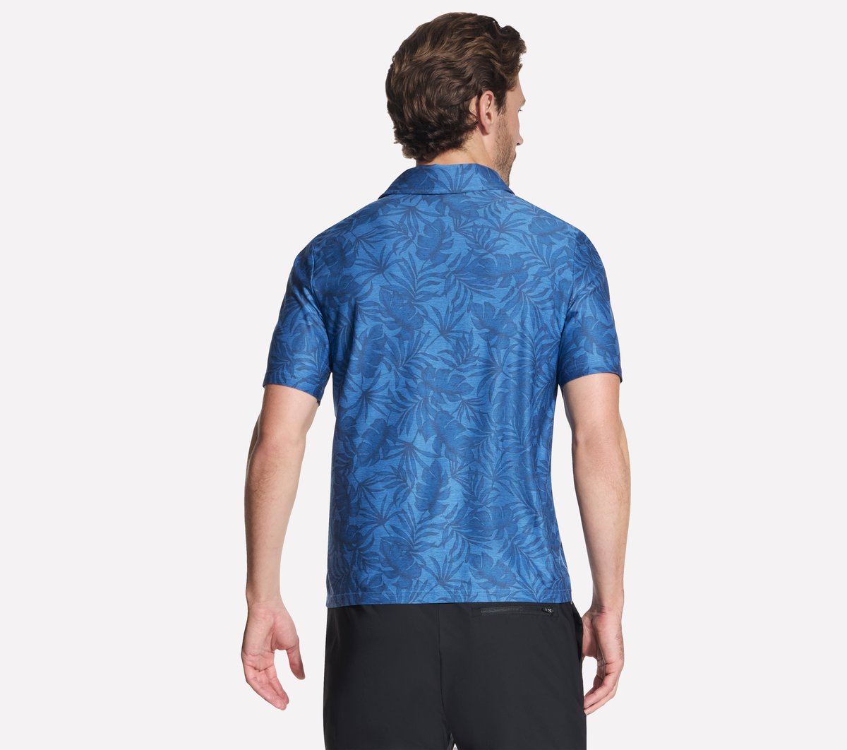 GO DRI All Day Printed Polo | Men Skechers outlet