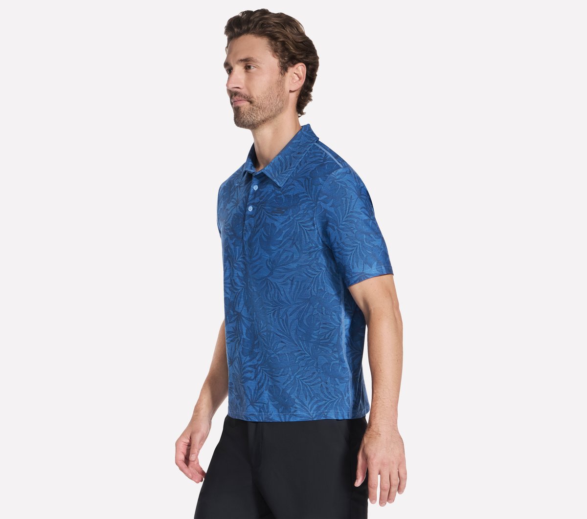 GO DRI All Day Printed Polo | Men Skechers outlet