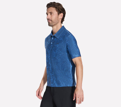 GO DRI All Day Printed Polo | Men Skechers outlet