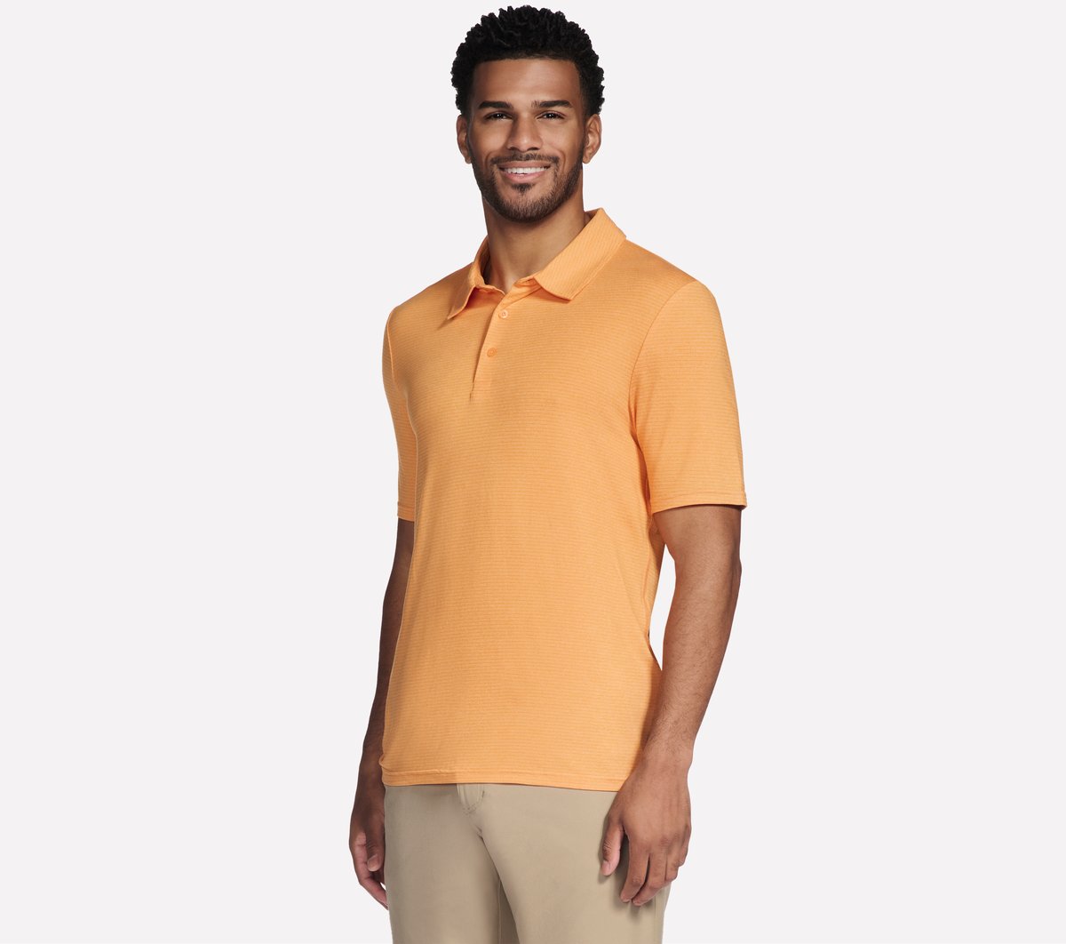 GO GOLF GO DRI All Day Stripe Polo | Men Skechers online shop