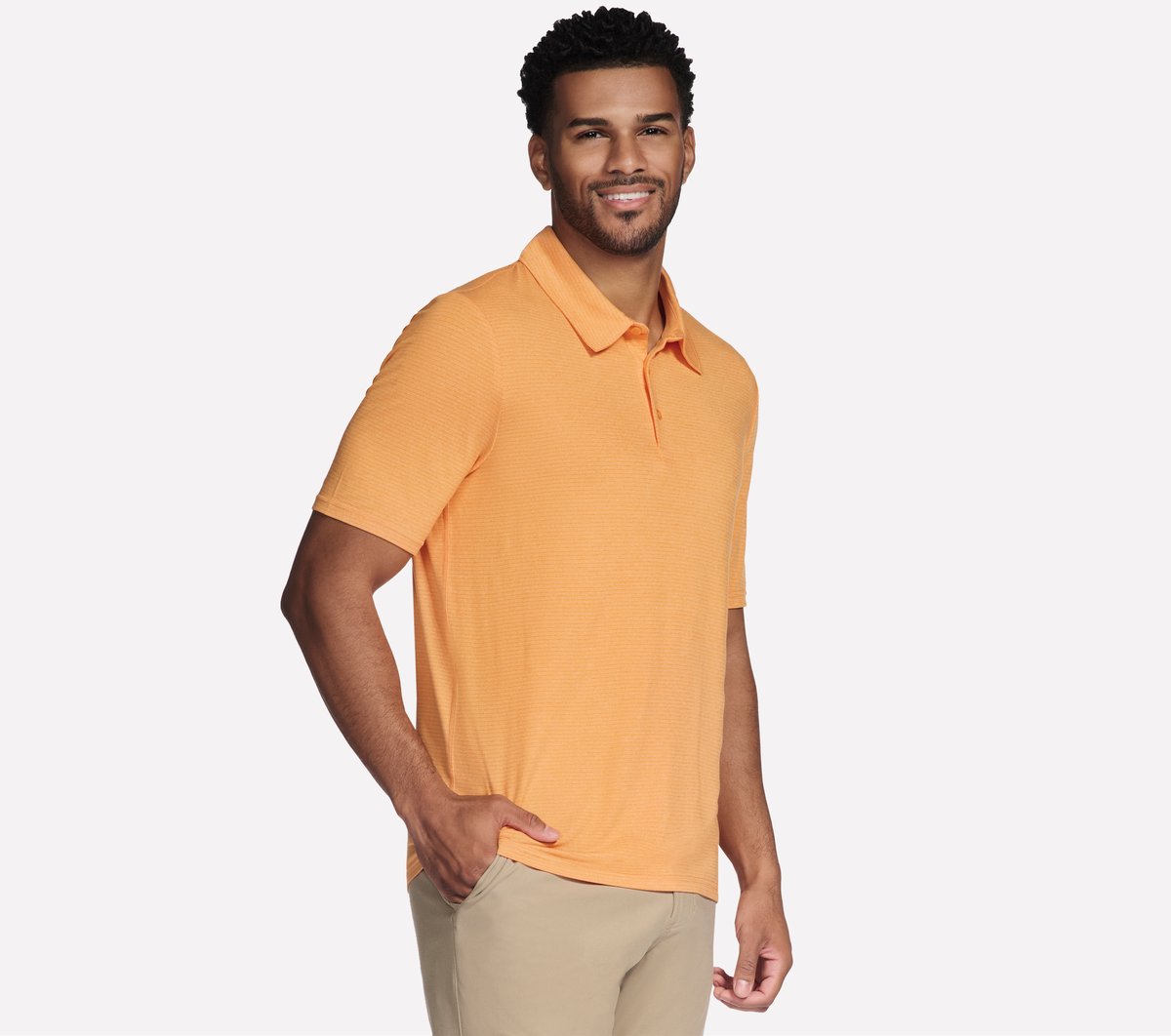 GO GOLF GO DRI All Day Stripe Polo | Men Skechers online shop