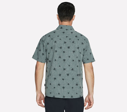 The GO WALK Air Printed Short Sleeve Shirt | Men Skechers for sale