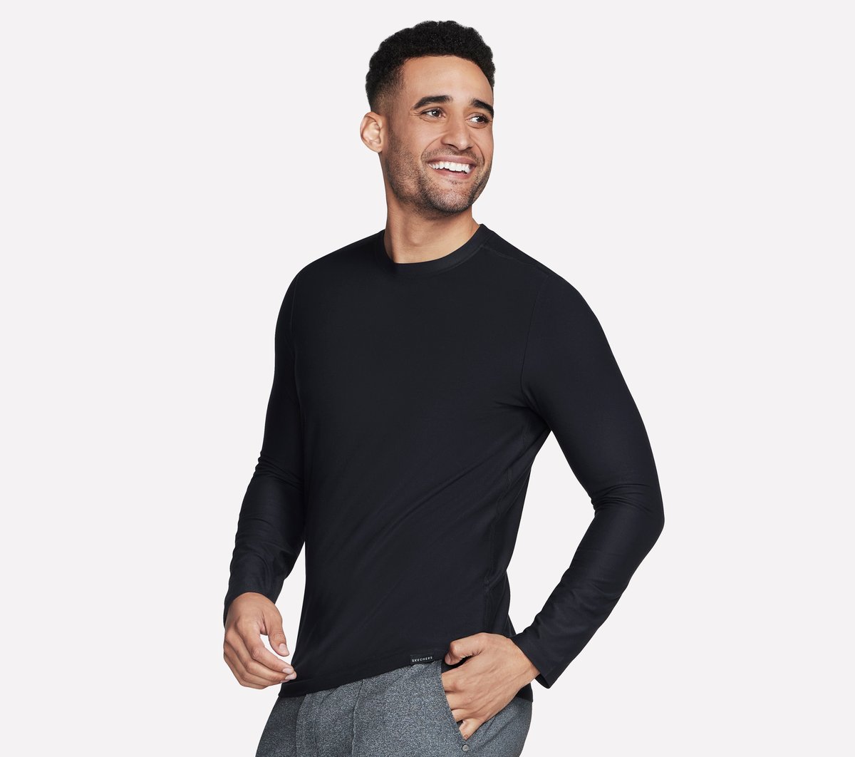 GO DRI All Day Long Sleeve Tee | Men Skechers online shop