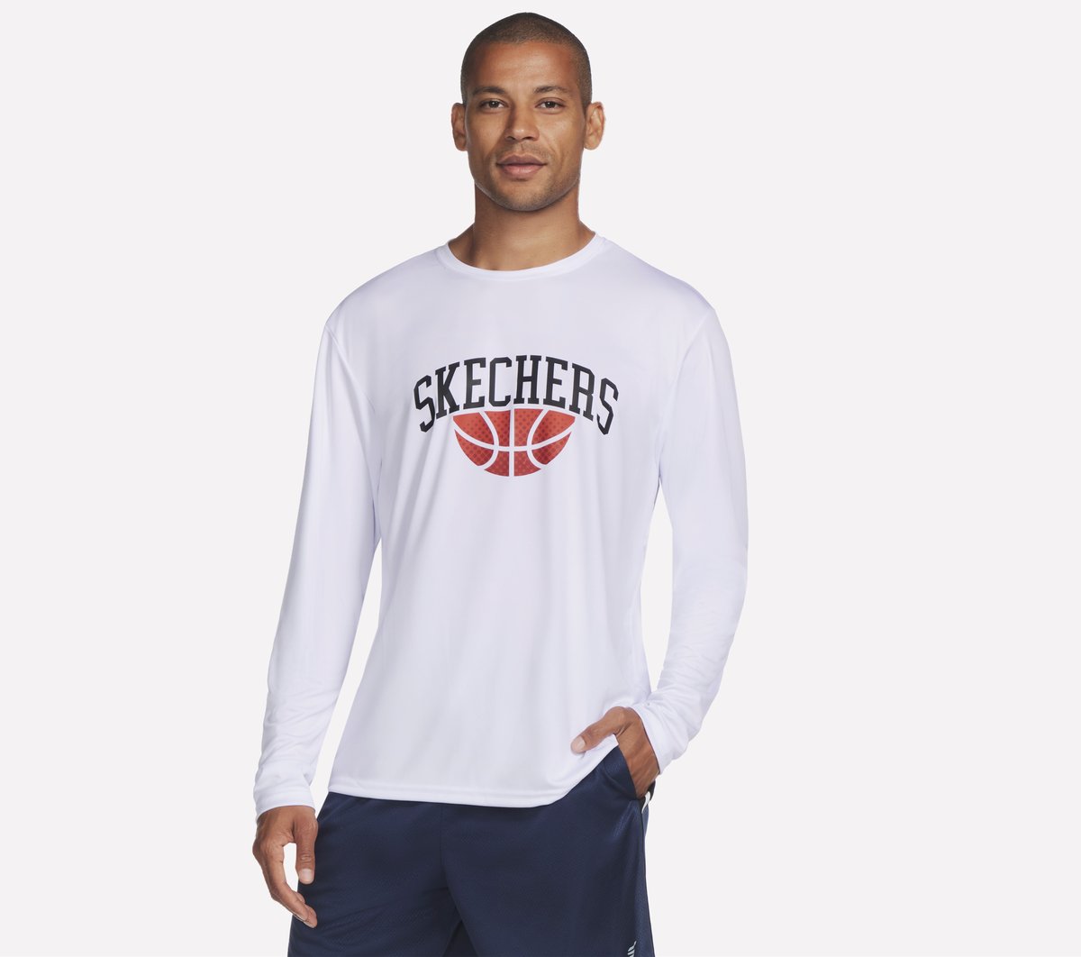 Hoops Long Sleeve Tee | Men Skechers on sale