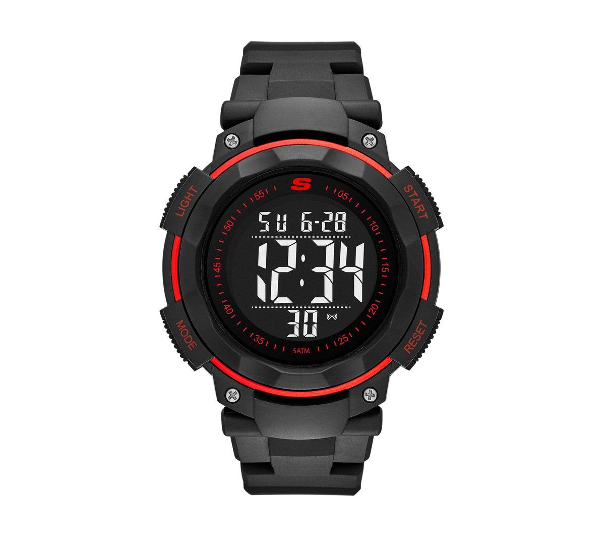 BLACK / RED,ONE
