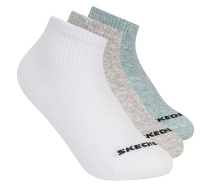 3 Pack Boys' Quarter Crew Cotton Socks | Skechers sale