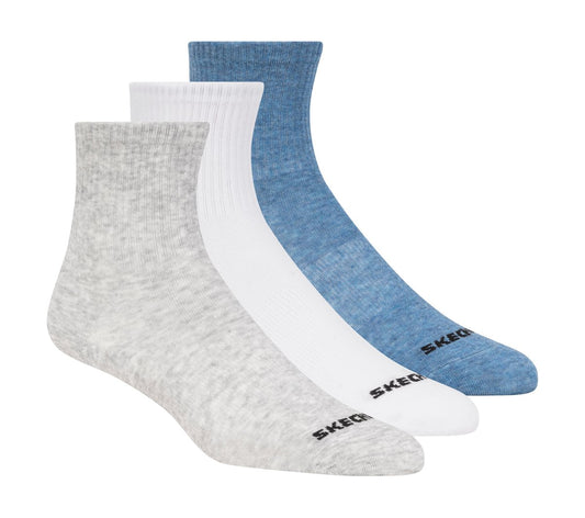 3 Pack Boys' Crew Cotton Socks | Skechers online