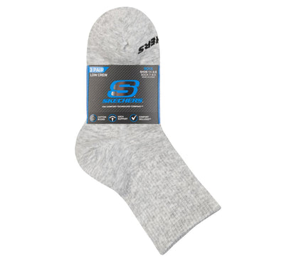 3 Pack Boys' Crew Cotton Socks | Skechers online