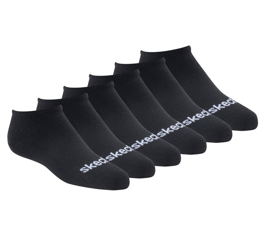 6 Pack No Show Cotton Socks | Skechers online shop