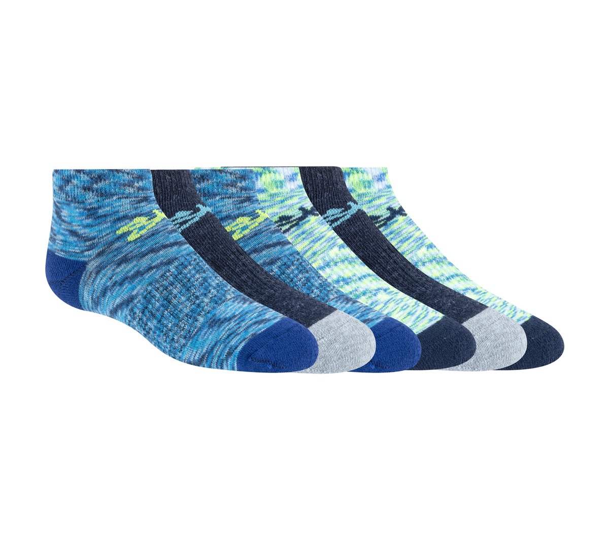 6 Pack Space Dye Low Cut Socks | Skechers on sale