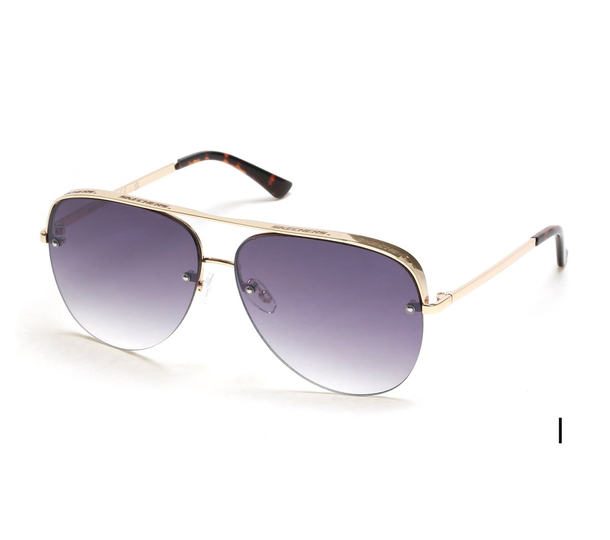 Semi-Rimless Metal Aviator | Skechers on sale
