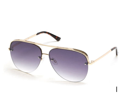 Semi-Rimless Metal Aviator | Skechers on sale