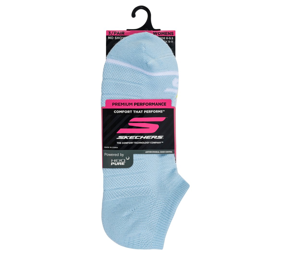 3 Pack Women's No Show Premium Basic Socks | Skechers discount