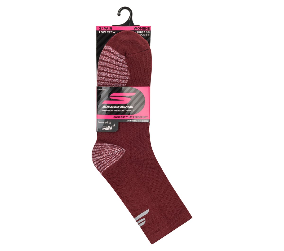 3 Pack Women's Half Terry Low Crew Socks | Skechers online
