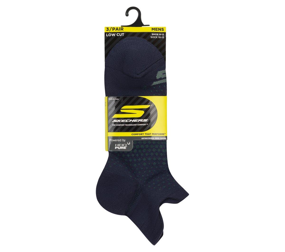 3 Pack Men's Low Cut Socks | Skechers discount