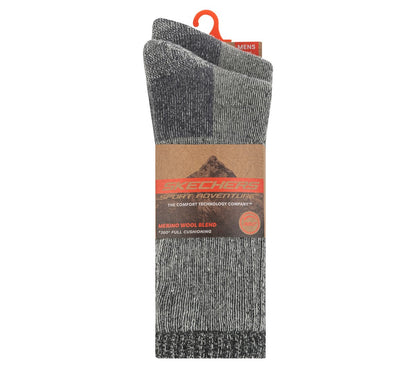 2 Pack Men's Crew Wool Socks | Skechers online