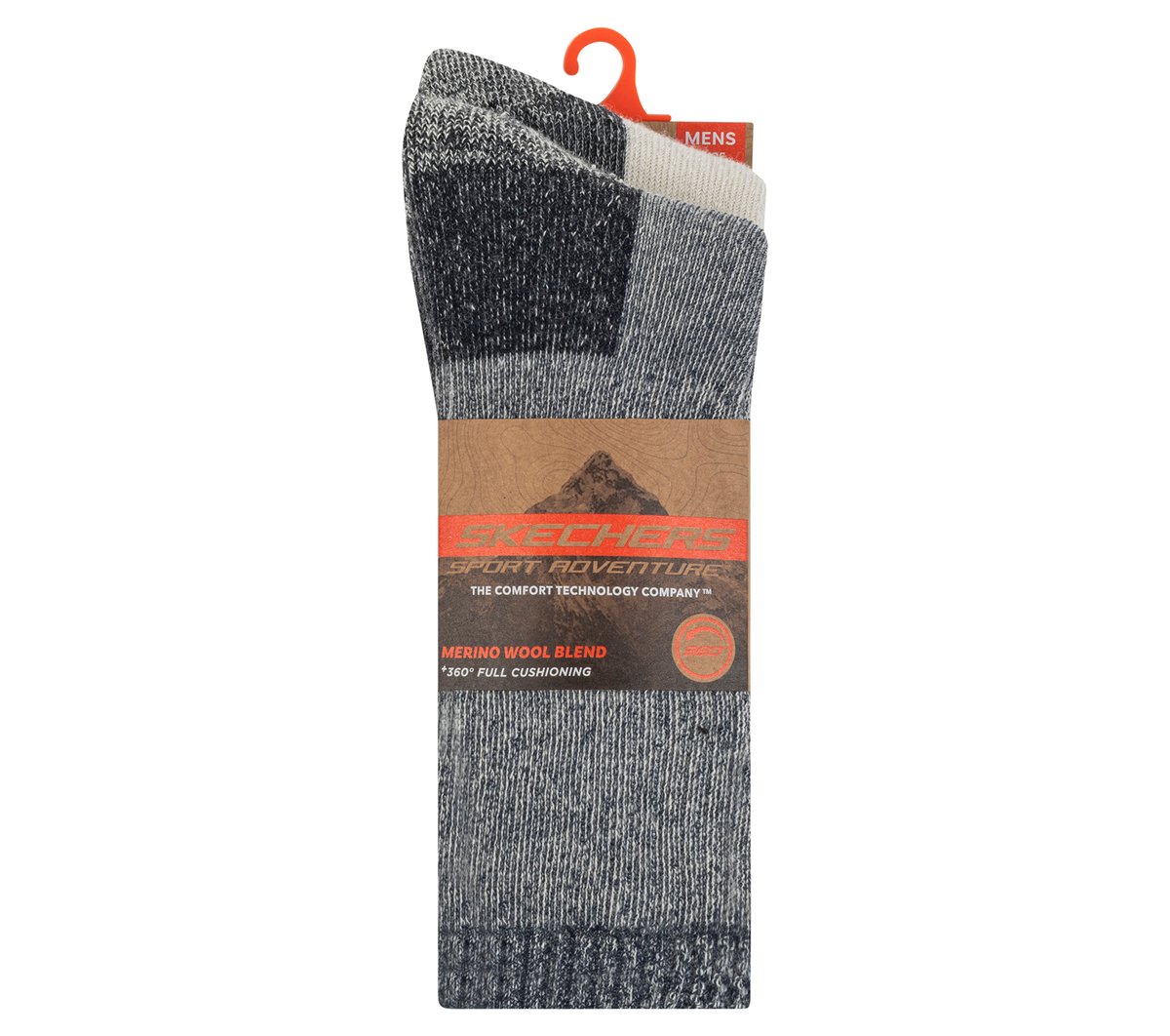 2 Pack Men's Crew Wool Socks | Skechers online shop
