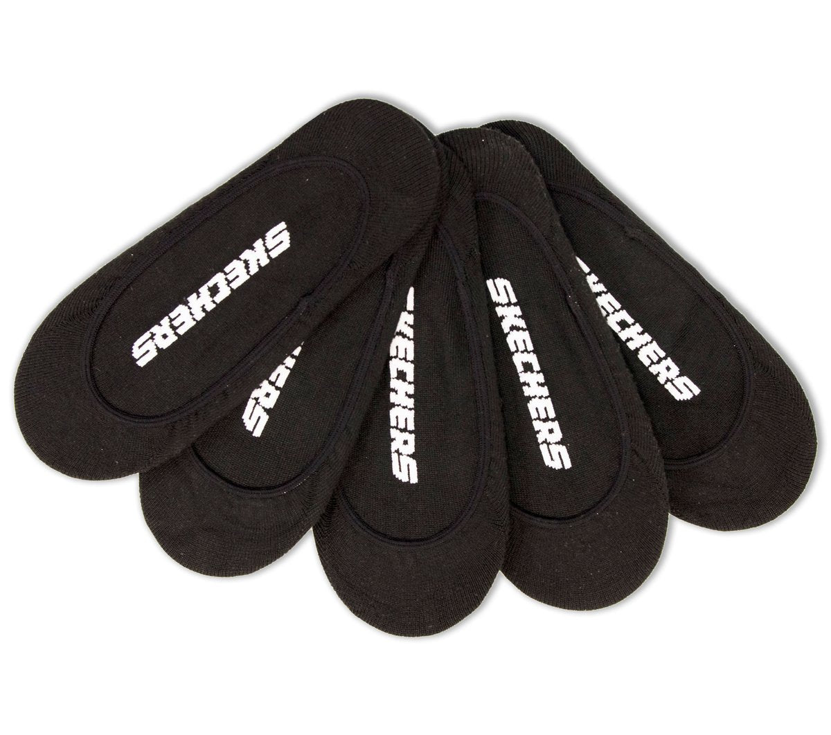 5 Pack Non Terry Solid Liner Socks | Skechers outlet