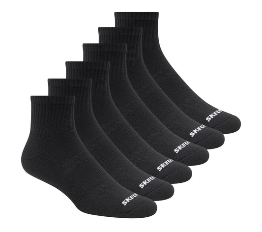 6 Pack Core Quarter Large Socks | Skechers outlet