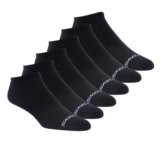 6 Pack Men's Cotton No Show Socks | Skechers online
