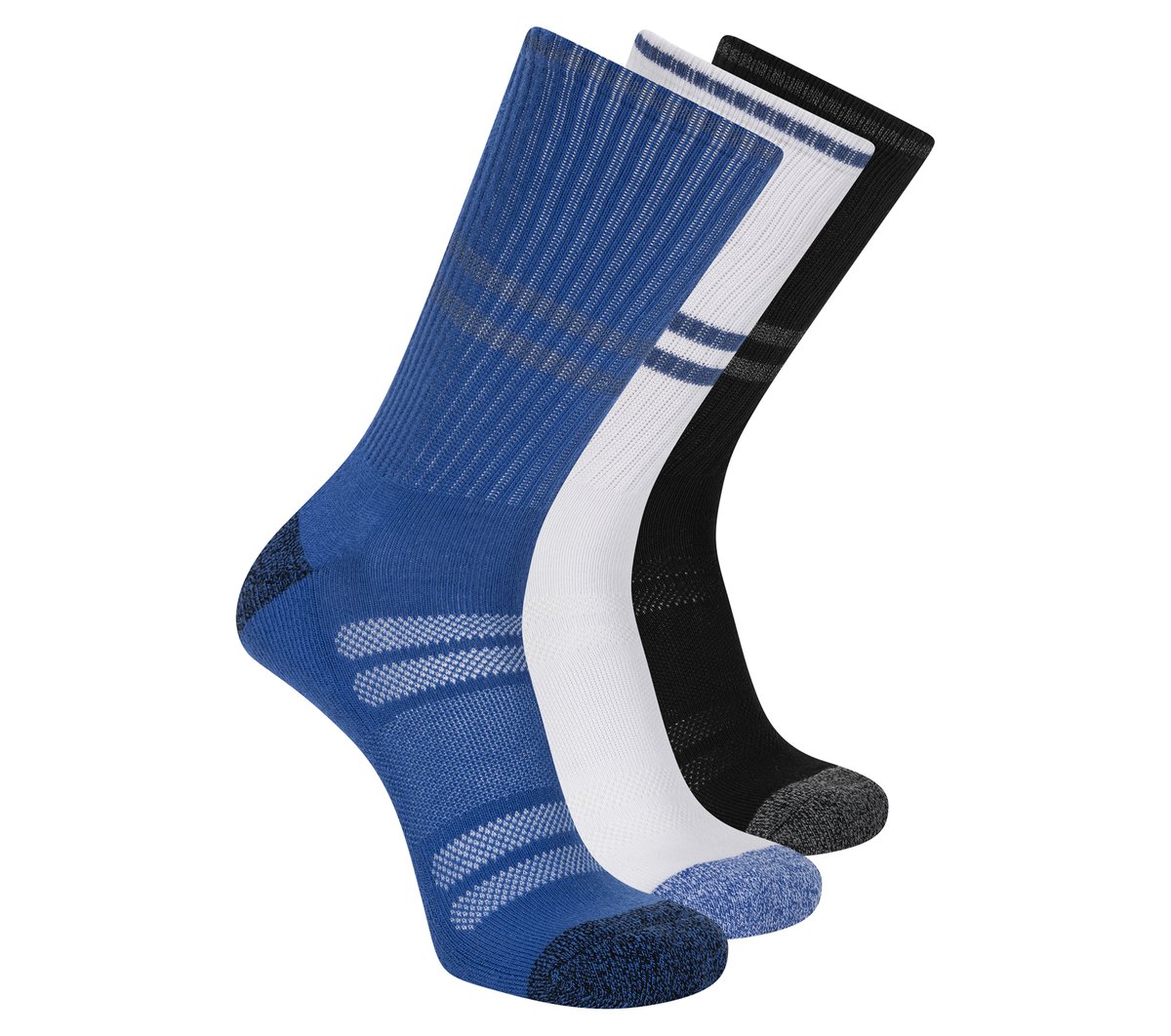 3 Pack Men's Reflective Performance Crew Socks | Skechers sale